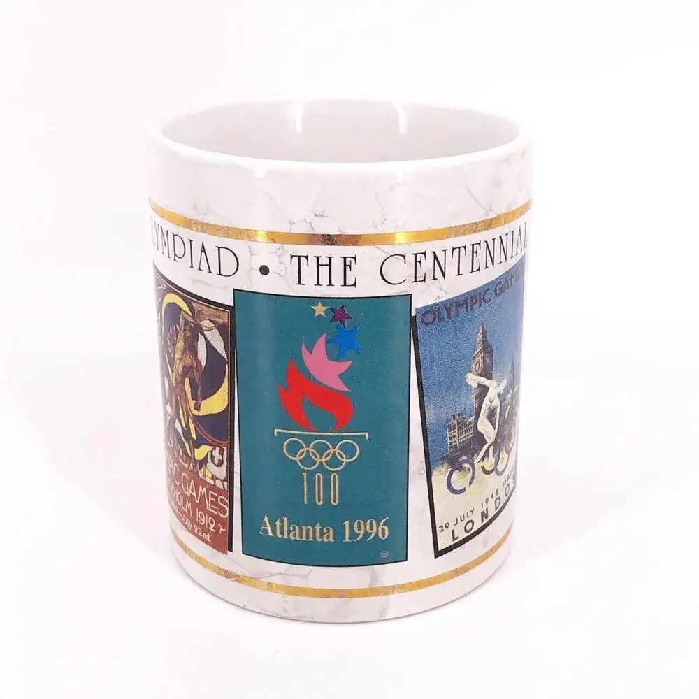 90s Olympics XXVITH Olympiad The Centennial Games mug 1990s vintage SALE